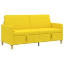 Sofa med opbevaring Lys Gul 172 x 78 x 87 cm Polyester