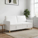 Sofa med opbevaring Hvid 172 x 78 x 87 cm Polyester