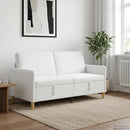 Sofa med opbevaring Hvid 172 x 78 x 87 cm Polyester