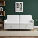 Sofa med opbevaring Hvid 172 x 78 x 87 cm Polyester
