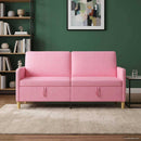 Sofa med opbevaring Lyserød 172 x 78 x 87 cm Polyester