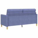 Sofa med opbevaring Jeans blå 172 x 78 x 87 cm Polyester