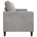 Sofa med opbevaring Lysegrå 172 x 78 x 87 cm Polyester