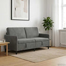 Sofa med opbevaring Mørkegrå 172 x 78 x 87 cm Polyester