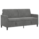 Sofa med opbevaring Mørkegrå 172 x 78 x 87 cm Polyester