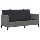 Sofa med opbevaring Mørkegrå 172 x 78 x 87 cm Polyester