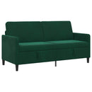 Sofa med opbevaring Mørkegrøn 172 x 78 x 87 cm Polyester