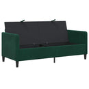 Sofa med opbevaring Mørkegrøn 172 x 78 x 87 cm Polyester