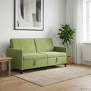 Sofa med opbevaring Lys grøn 172 x 78 x 87 cm Polyester