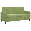 Sofa med opbevaring Lys grøn 172 x 78 x 87 cm Polyester