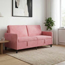 Sofa med opbevaring Lyserød 172 x 78 x 87 cm Polyester