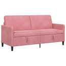 Sofa med opbevaring Lyserød 172 x 78 x 87 cm Polyester