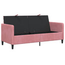 Sofa med opbevaring Lyserød 172 x 78 x 87 cm Polyester