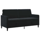 Sofa med opbevaring Sort 172 x 78 x 87 cm Polyester