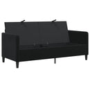 Sofa med opbevaring Sort 172 x 78 x 87 cm Polyester