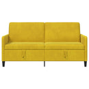 Sofa med opbevaring Gul 172 x 78 x 87 cm Polyester