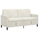 Sofa med opbevaring Cremefarvet 172 x 78 x 87 cm Polyester