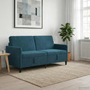Sofa med opbevaring Blå 172 x 78 x 87 cm Polyester