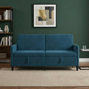 Sofa med opbevaring Blå 172 x 78 x 87 cm Polyester