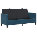 Sofa med opbevaring Blå 172 x 78 x 87 cm Polyester