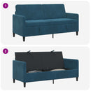 Sofa med opbevaring Blå 172 x 78 x 87 cm Polyester