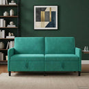 Sofa med opbevaring Turkis 172 x 78 x 87 cm Polyester