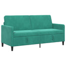 Sofa med opbevaring Turkis 172 x 78 x 87 cm Polyester