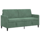 Sofa med opbevaring Havgrøn 172 x 78 x 87 cm Polyester