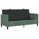 Sofa med opbevaring Havgrøn 172 x 78 x 87 cm Polyester