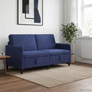 Sofa med opbevaring Politi blå 172 x 78 x 87 cm Polyester