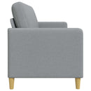 Sofa med opbevaring Lysegrå 192 x 78 x 87 cm Polyester
