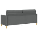 Sofa med opbevaring Mørkegrå 192 x 78 x 87 cm Polyester