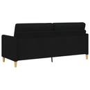Sofa med opbevaring Sort 192 x 78 x 87 cm Polyester