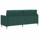 Sofa med opbevaring Mørkegrøn 192 x 78 x 87 cm Polyester
