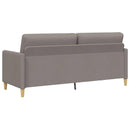 Sofa med opbevaring Gråbrun 192 x 78 x 87 cm Polyester