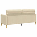 Sofa med opbevaring Cremefarvet 192 x 78 x 87 cm Polyester