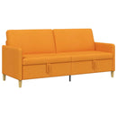 Sofa med opbevaring Mørk Gul 192 x 78 x 87 cm Polyester