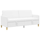 Sofa med opbevaring Hvid 192 x 78 x 87 cm Polyester
