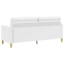 Sofa med opbevaring Hvid 192 x 78 x 87 cm Polyester