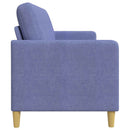 Sofa med opbevaring Jeans blå 192 x 78 x 87 cm Polyester
