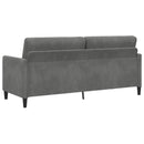 Sofa med opbevaring Mørkegrå 192 x 78 x 87 cm Polyester