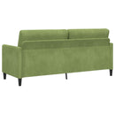 Sofa med opbevaring Lys grøn 192 x 78 x 87 cm Polyester