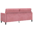 Sofa med opbevaring Lyserød 192 x 78 x 87 cm Polyester