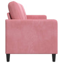 Sofa med opbevaring Lyserød 192 x 78 x 87 cm Polyester