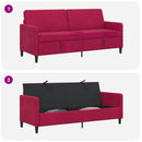 Sofa med opbevaring Vinrød 192 x 78 x 87 cm Polyester