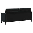 Sofa med opbevaring Sort 192 x 78 x 87 cm Polyester
