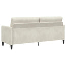 Sofa med opbevaring Cremefarvet 192 x 78 x 87 cm Polyester