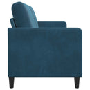 Sofa med opbevaring Blå 192 x 78 x 87 cm Polyester