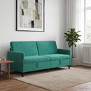 Sofa med opbevaring Turkis 192 x 78 x 87 cm Polyester