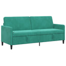 Sofa med opbevaring Turkis 192 x 78 x 87 cm Polyester